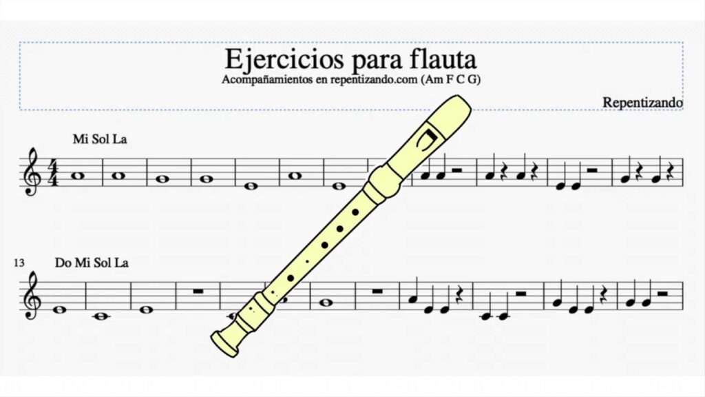 ¿Cómo aprender a leer partituras para flauta dulce?