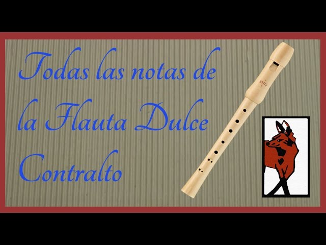 ¿Cómo elegir una flauta dulce contralto?